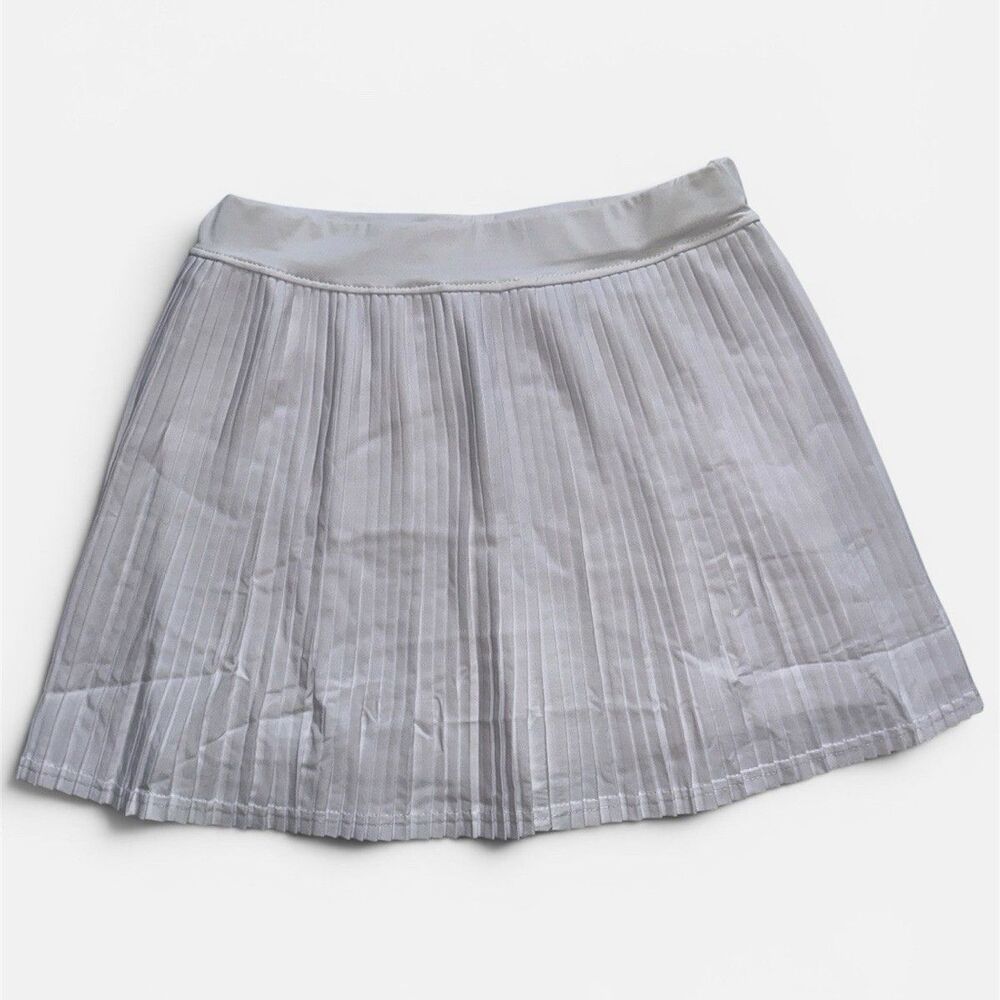 FILA Women’s WHITE Tennis Skort Pull-On Elastic Waist Solid S/M